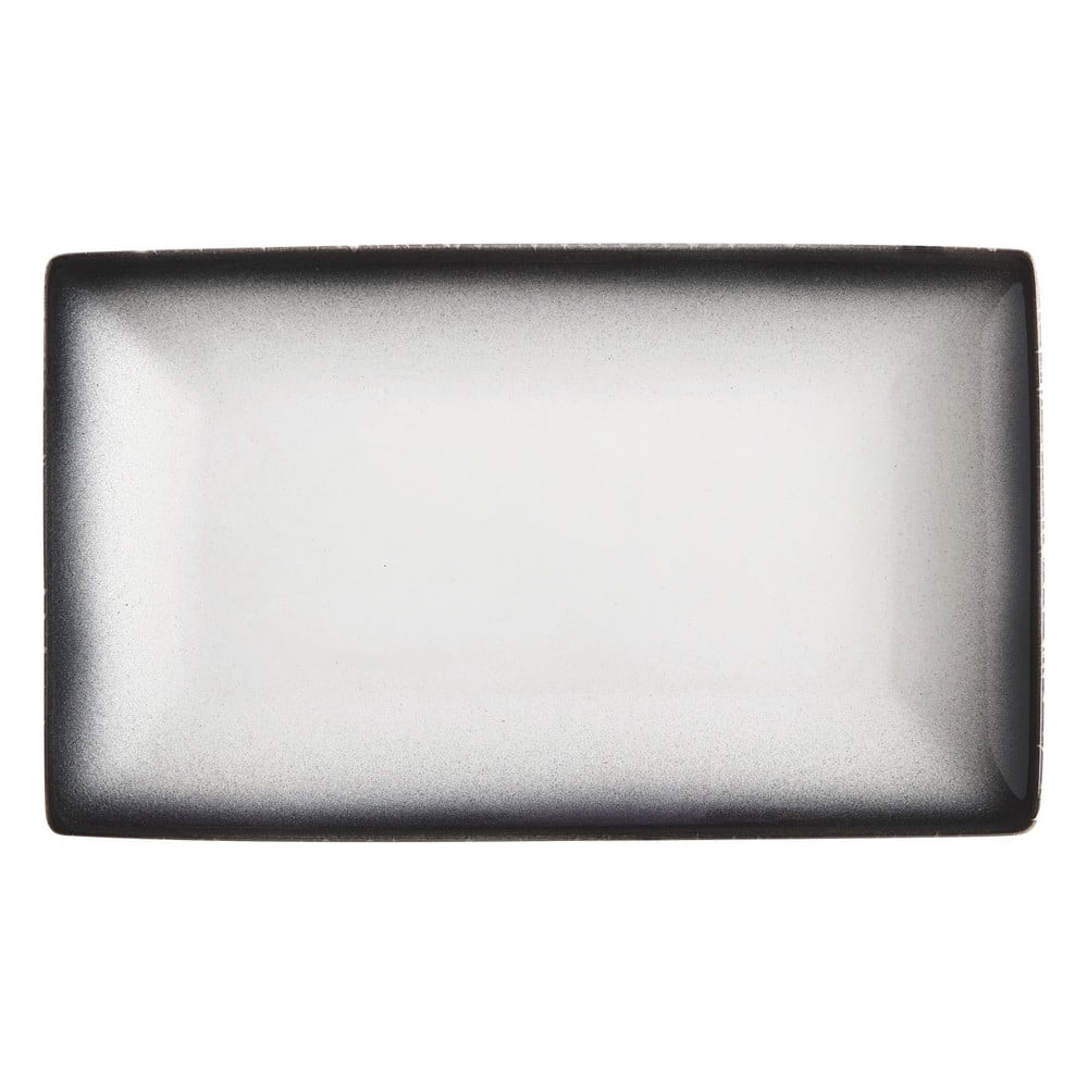 Farfurie din ceramică Maxwell & Williams Caviar, 27,5 x 16 cm, alb – negru bonami.ro imagine 2022