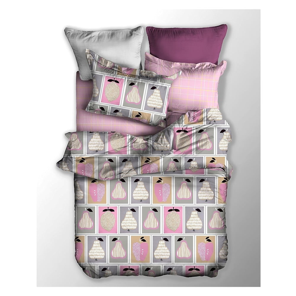 Lenjerie de pat din microfibră DecoKing Owoc, 200 x 200 cm 200 imagine noua somnexpo.ro