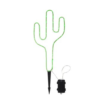 Decorațiune LED în formă de cactus Best Season Tuby, verde