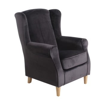 Fotoliu max winzer lorris velour anthracite, gri antracit