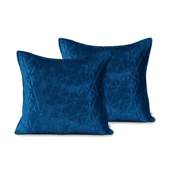 Set 2 fețe de pernă ameliahome laila, 45 x 45 cm, albastru