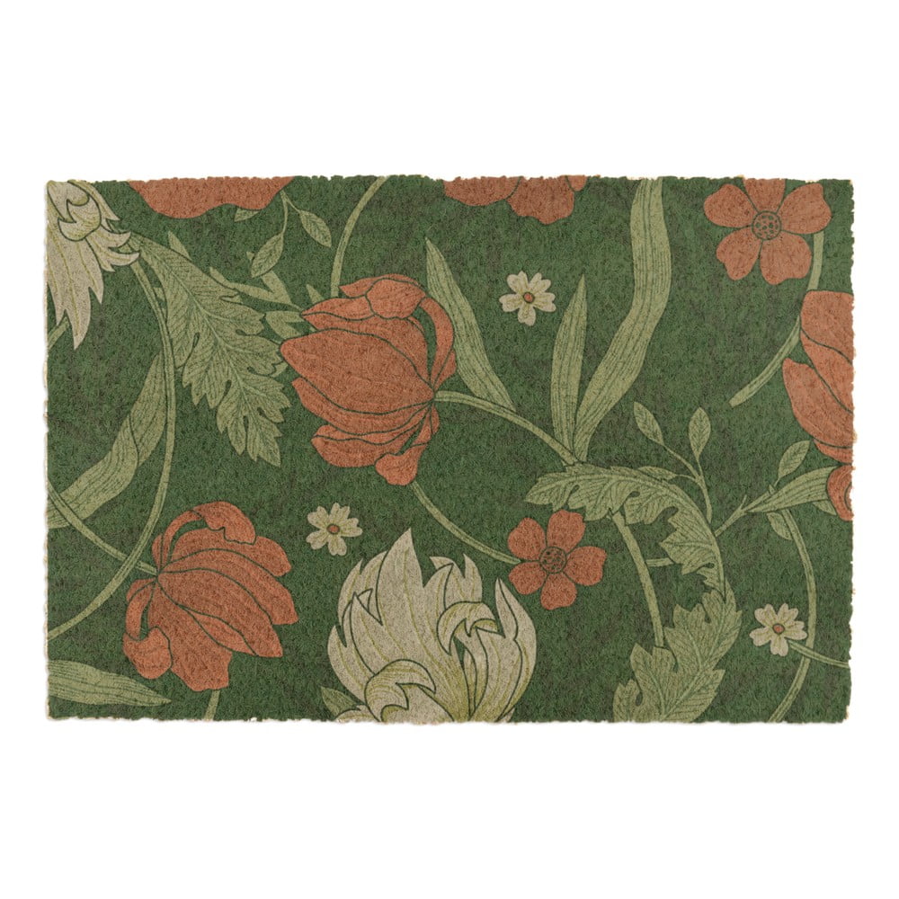 Covoraș de intrare din fibre de nucă de cocos 60x90 cm William Morris Rose – Artsy Doormats