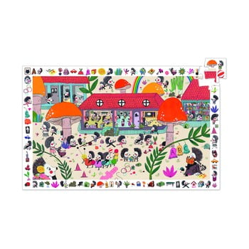 Puzzle pentru copii djeco observation arici