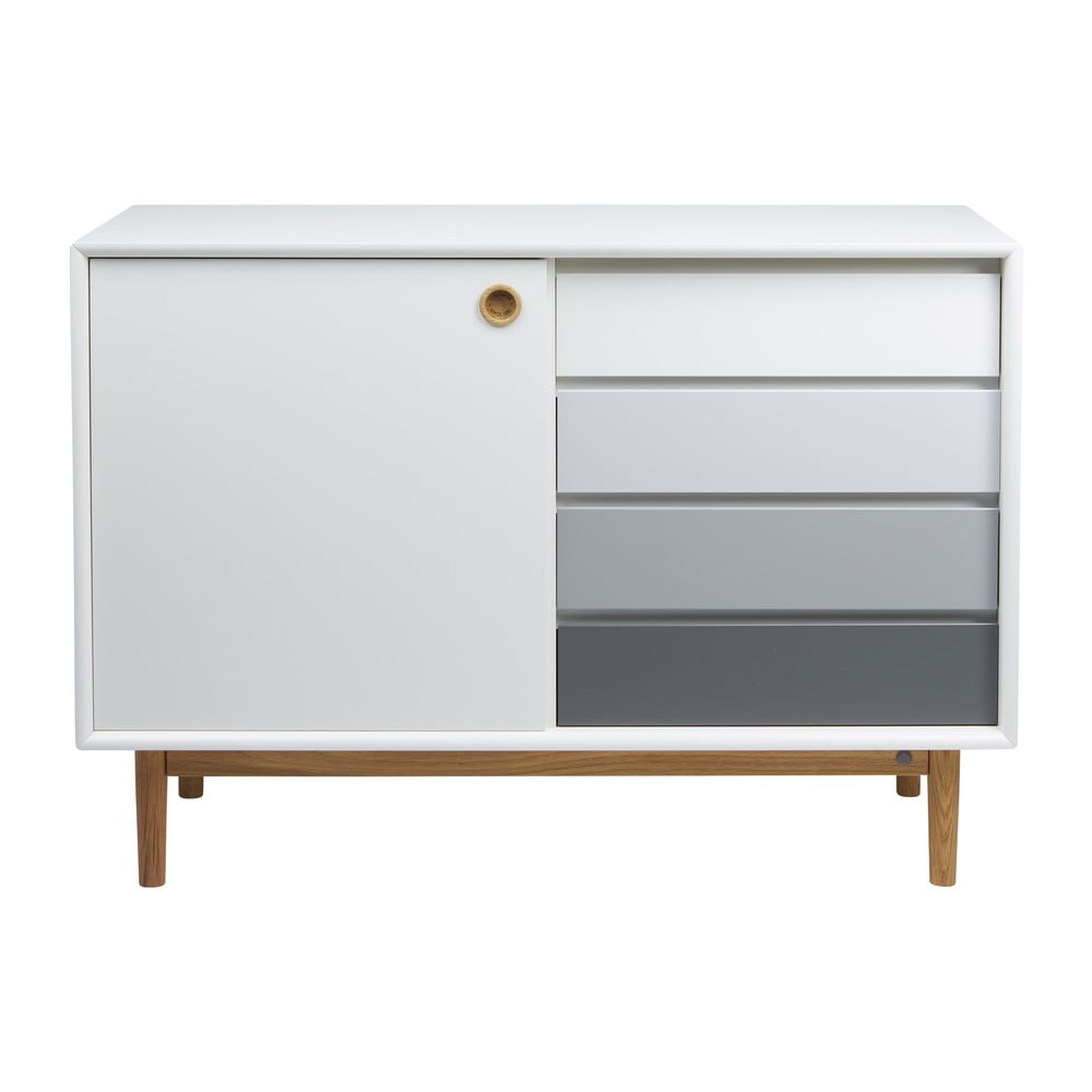 Comodă Tom Tailor for Tenzo Color Box, 114 x 80 cm, alb bonami.ro imagine 2022