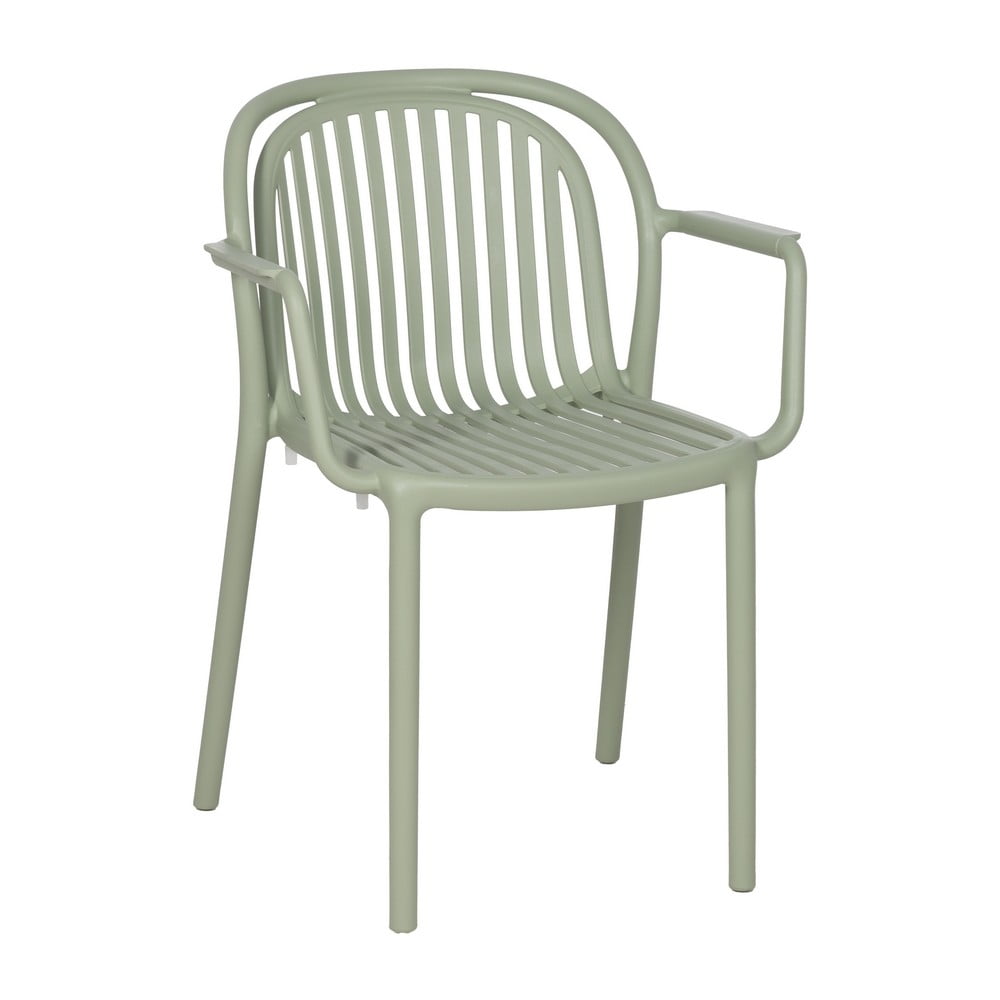 Scaun de dining verde din plastic Alia – Ixia