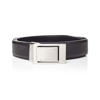 Curea din piele pentru bărbați ferruccio laconi victor, lungime 95 cm, negru
