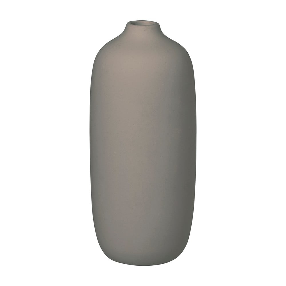 Poza Vaza din ceramica Blomus Ceola, inaltime 18 cm, gri