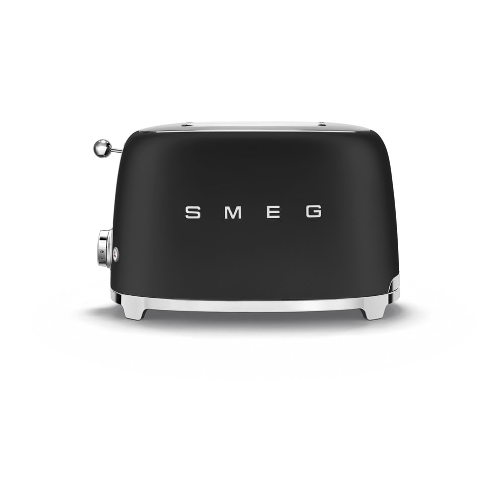 Prăjitor de pâine negru/negru mat Retro Style – SMEG