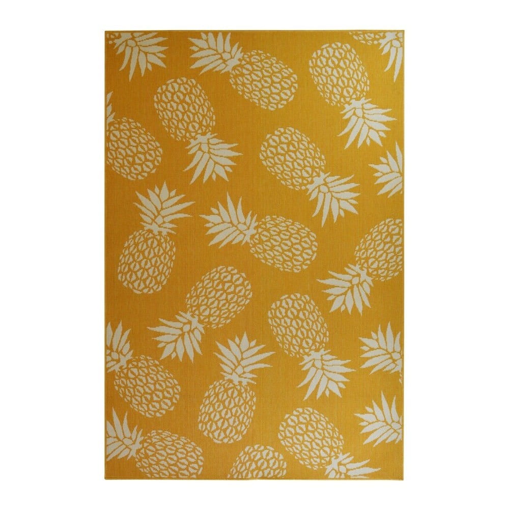 Covor adecvat pentru exterior Floorita Ananas, 160 x 230 cm, galben bonami.ro imagine 2022