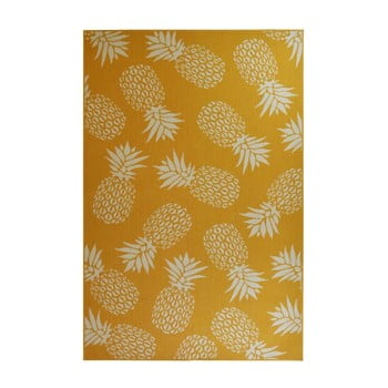 Covor adecvat pentru exterior floorita ananas, 160 x 230 cm, galben