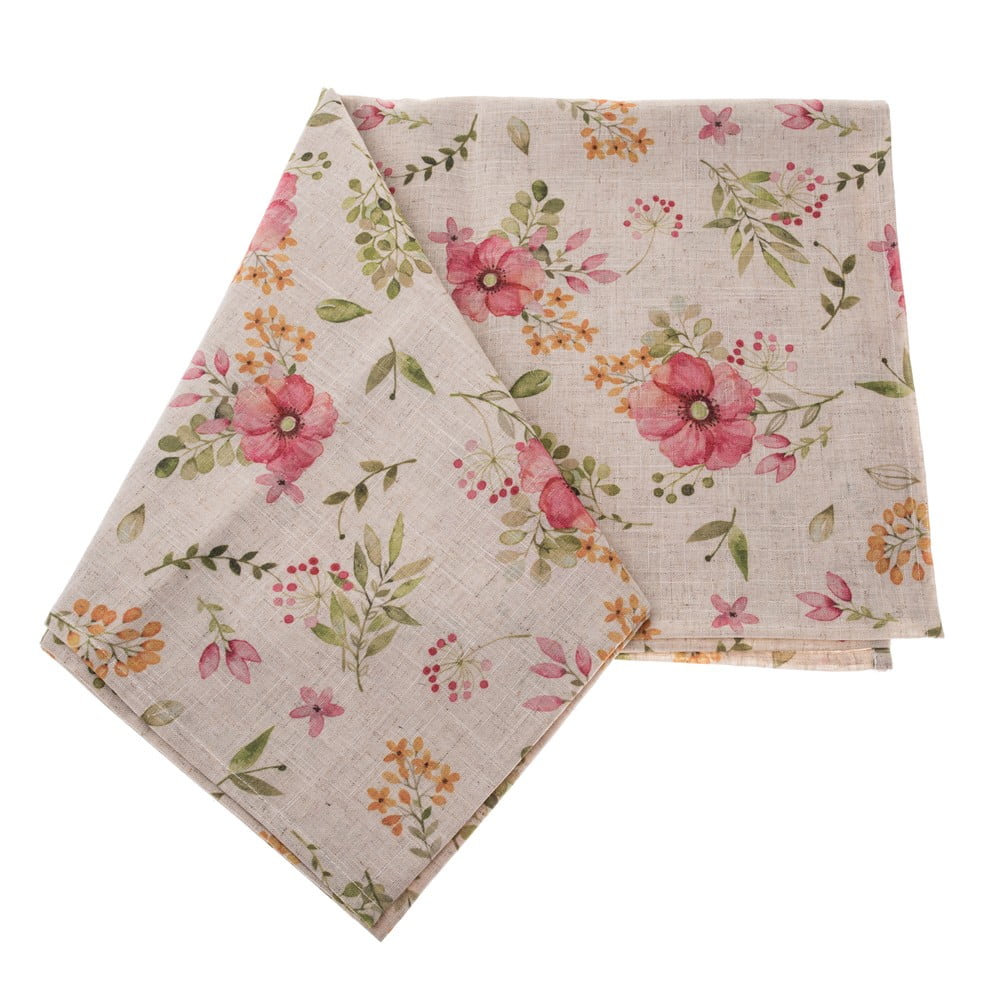 Față de masă lavabilă din amestec de in 140x140 cm – Dakls