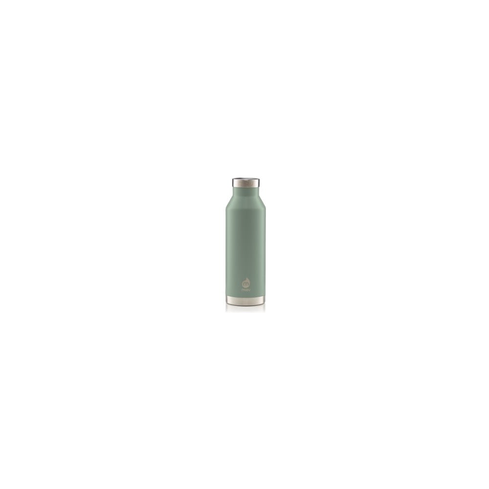 Sticlă de călătorie din inox verde salvie 560 ml v6 - mizu
