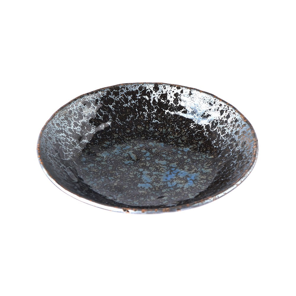 Poza Farfurie adanca din ceramica MIJ Pearl, Ã¸ 24 cm, negru - gri