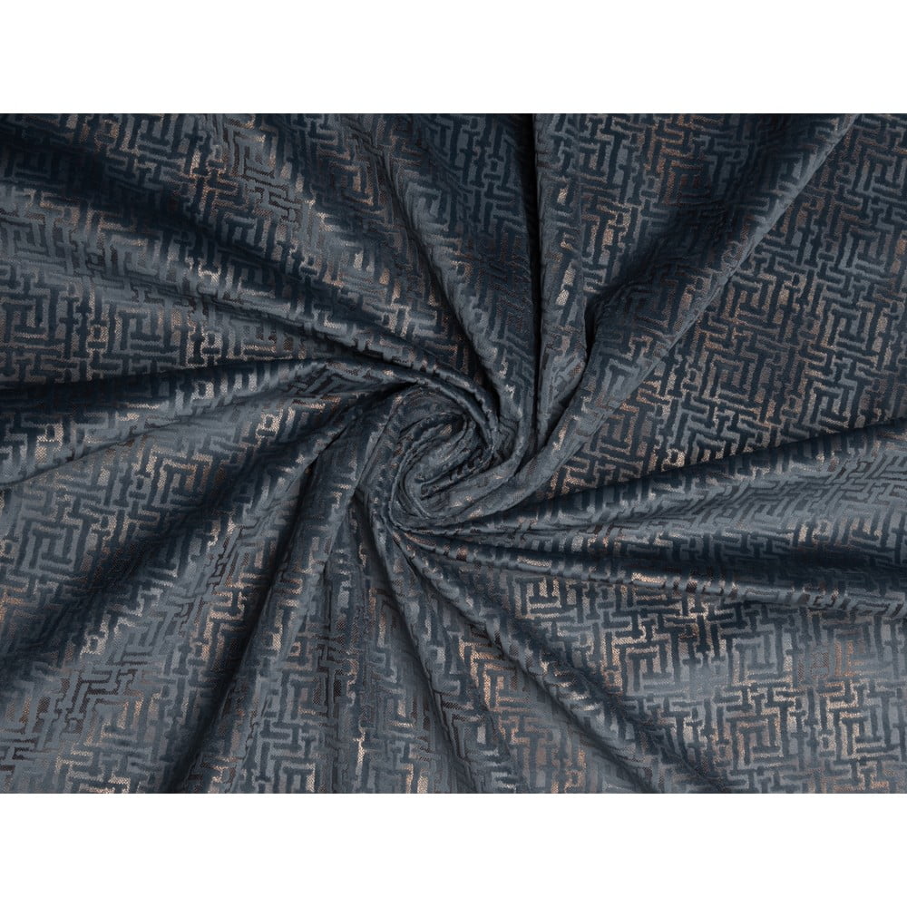 Draperie gri antracit 140x260 cm terra – mendola fabrics