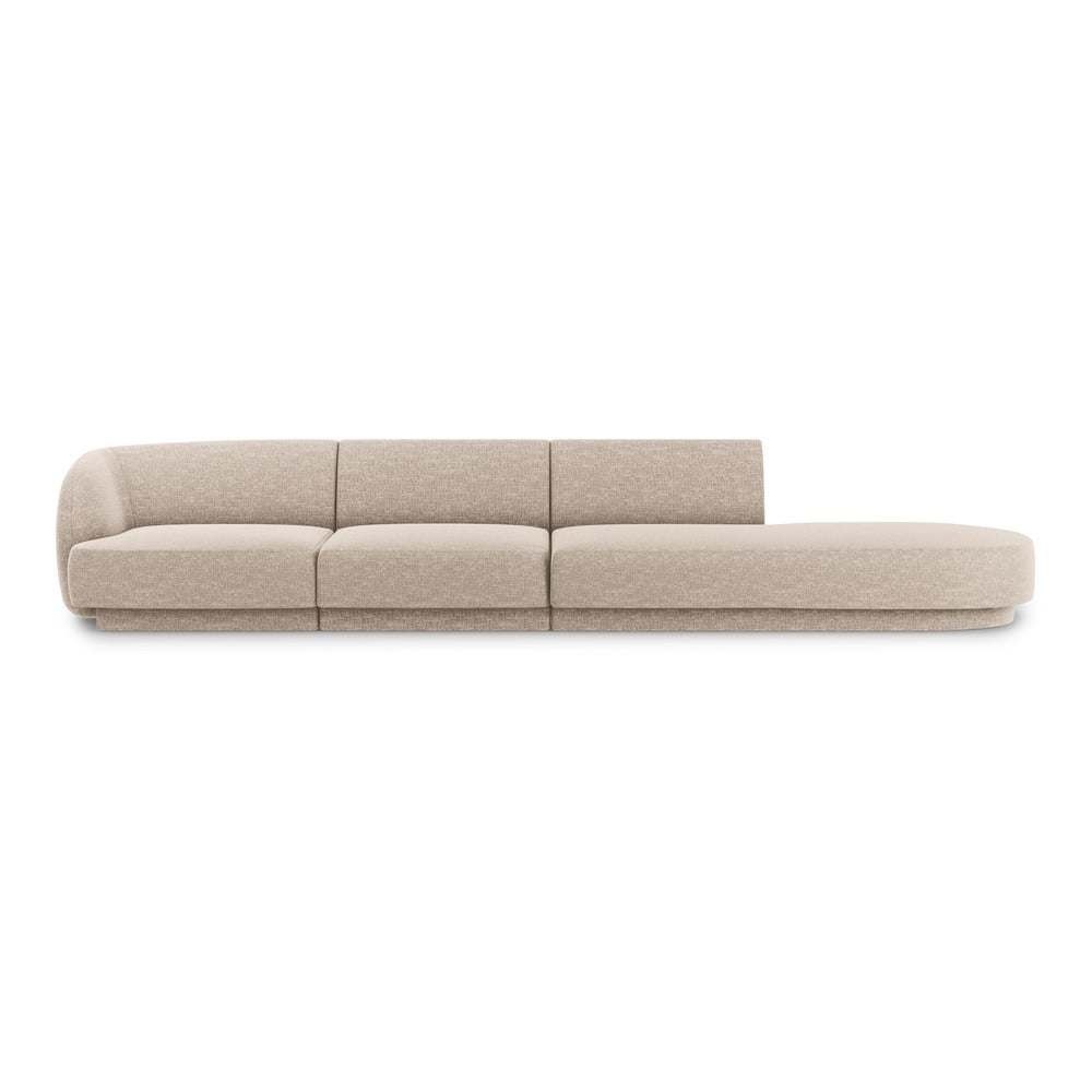 Canapea bej 302 cm Miley – Micadoni Home 302 imagine noua somnexpo.ro