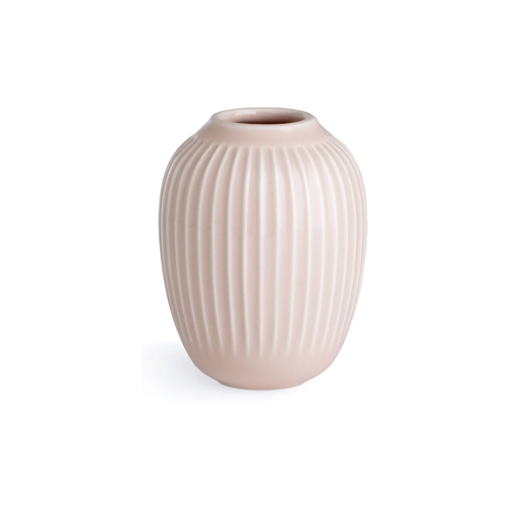 Vaza din gresie Kaehler Design Hammershoi, inaltime 10 cm, roz deschis image14