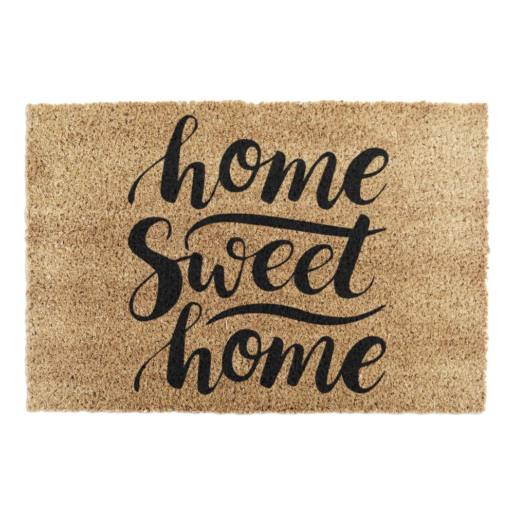 Covoraș de intrare din fibre de nucă de cocos 40x60 cm Home Sweet Home – Artsy Doormats