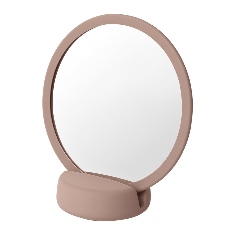 Oglindă cosmetică de masă Blomus Sono, înălțime 18,5 cm, roz Blomus