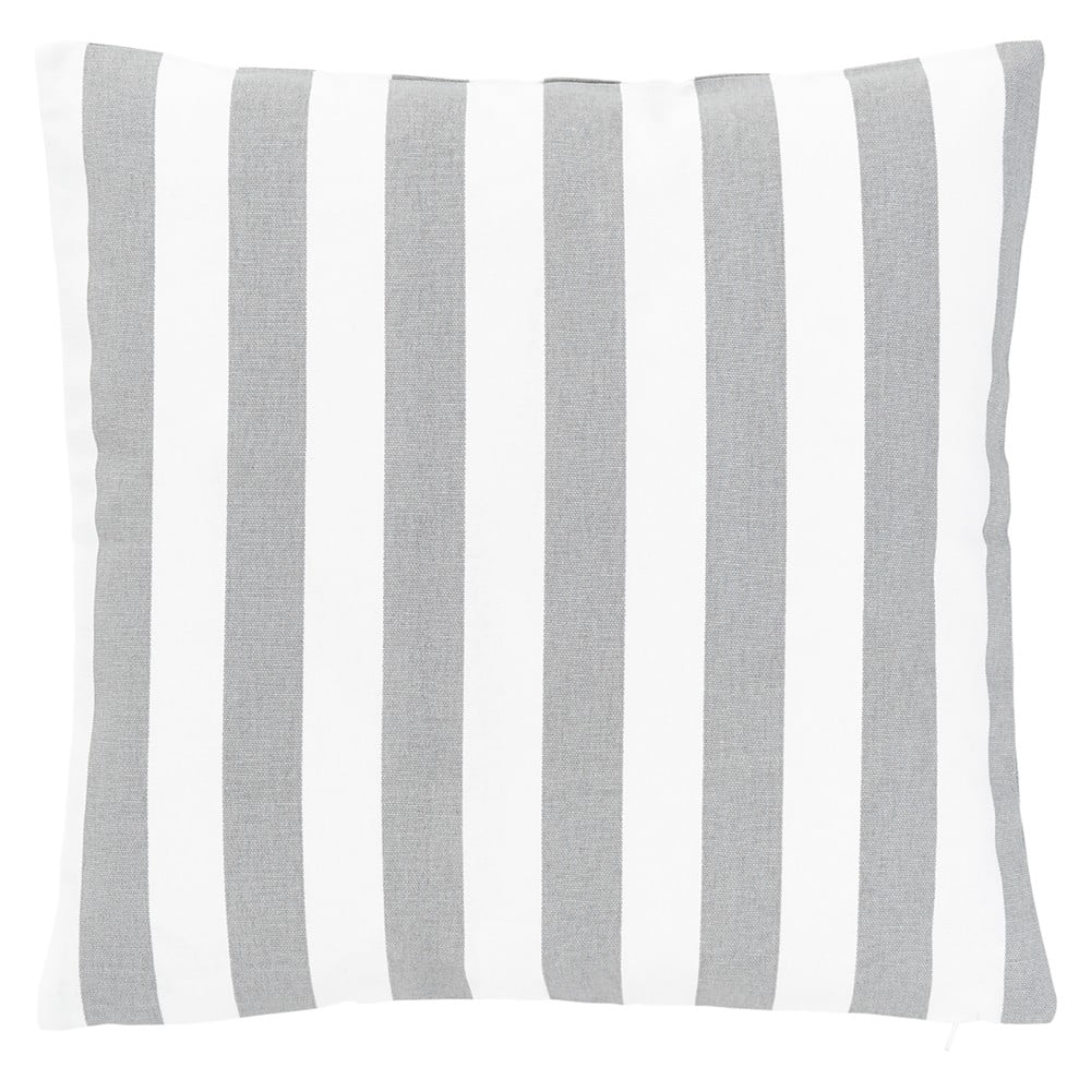 Față de pernă decorativă din bumbac westwing collection timon, 40 x 40 cm, alb-gri