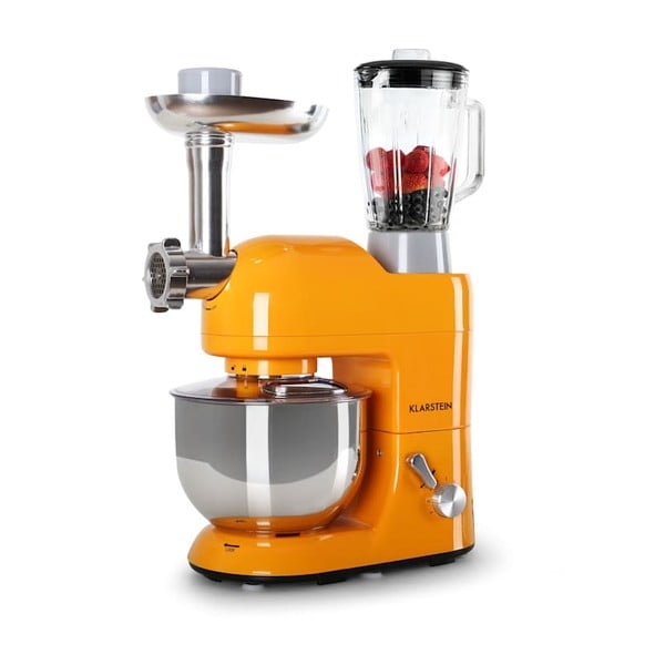 Robot de bucătărie multifuncțional Klarstein Lucia Orangina, portocaliu