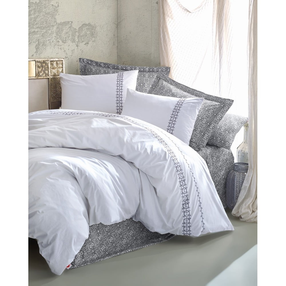 Lenjerie de pat din bumbac satinat Cotton Box Paola, 240 x 260 cm bonami.ro imagine 2022