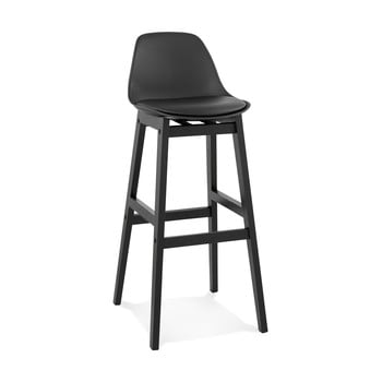 Scaun de bar kokoon turel, înălțime 79 cm, negru