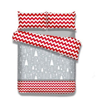Lenjerie de pat din flanel ameliahome christmas mess, 135 x 200 cm
