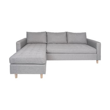 Colțar reversibil house nordic firenze, gri deschis