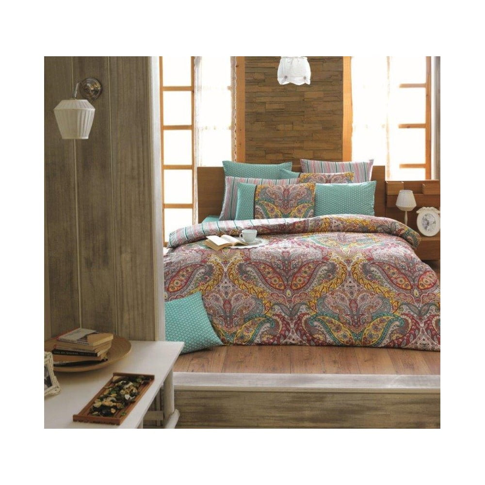 Lenjerie de pat cu cearșaf pentru pat dublu Quilt 268, 200 x 220 cm