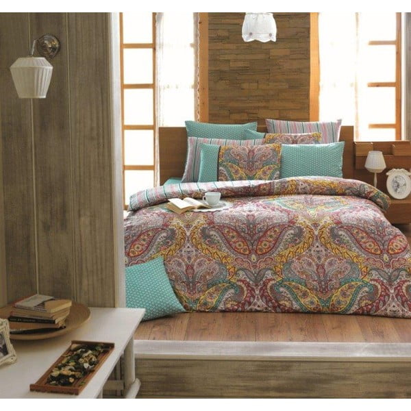 Lenjerie de pat cu cearșaf pentru pat dublu Quilt 268, 200 x 220 cm