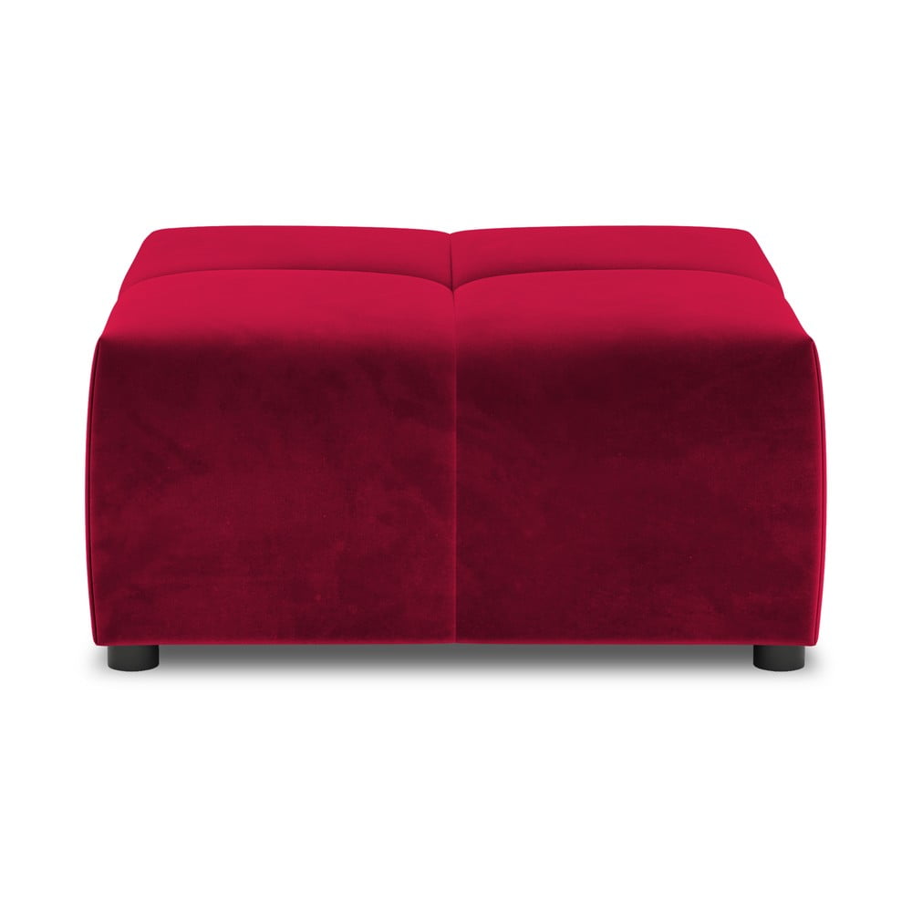 Modul Pentru Canapea Roșu Cu Tapițerie Din Catifea Rome Velvet – Cosmopolitan Design
