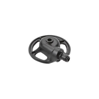 Aspersor circular staționar metalic fiskars, negru