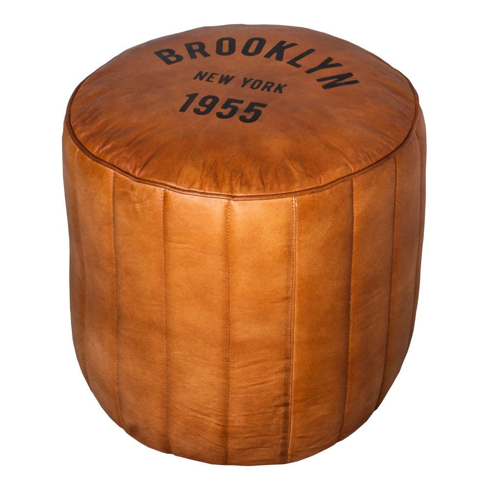  Taburet cu tapițerie din piele Brooklyn – Antic Line 