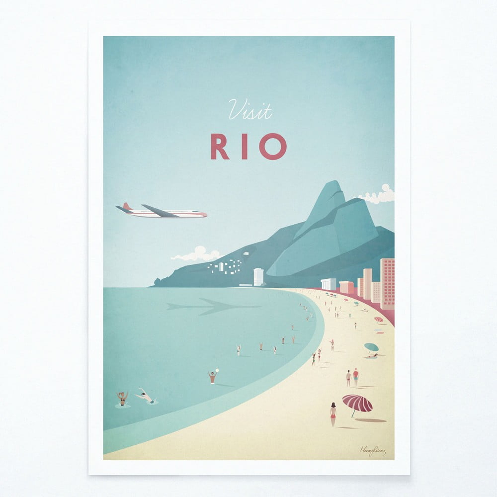 Poster Travelposter Rio, A3 bonami.ro