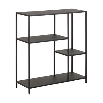 Bibliotecă metalică cu 3 rafturi actona newcastle, negru