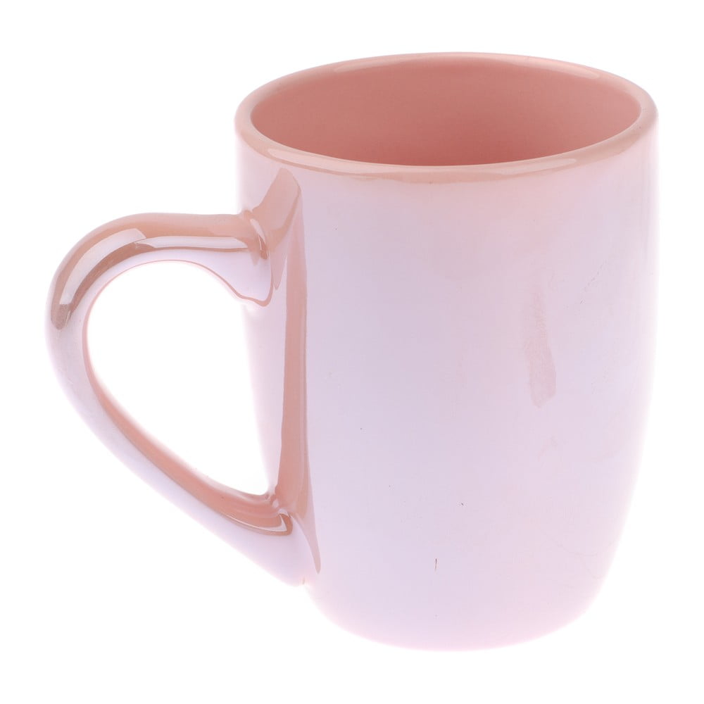 Poza Cana din ceramica Dakls Puro, 330 ml, roz