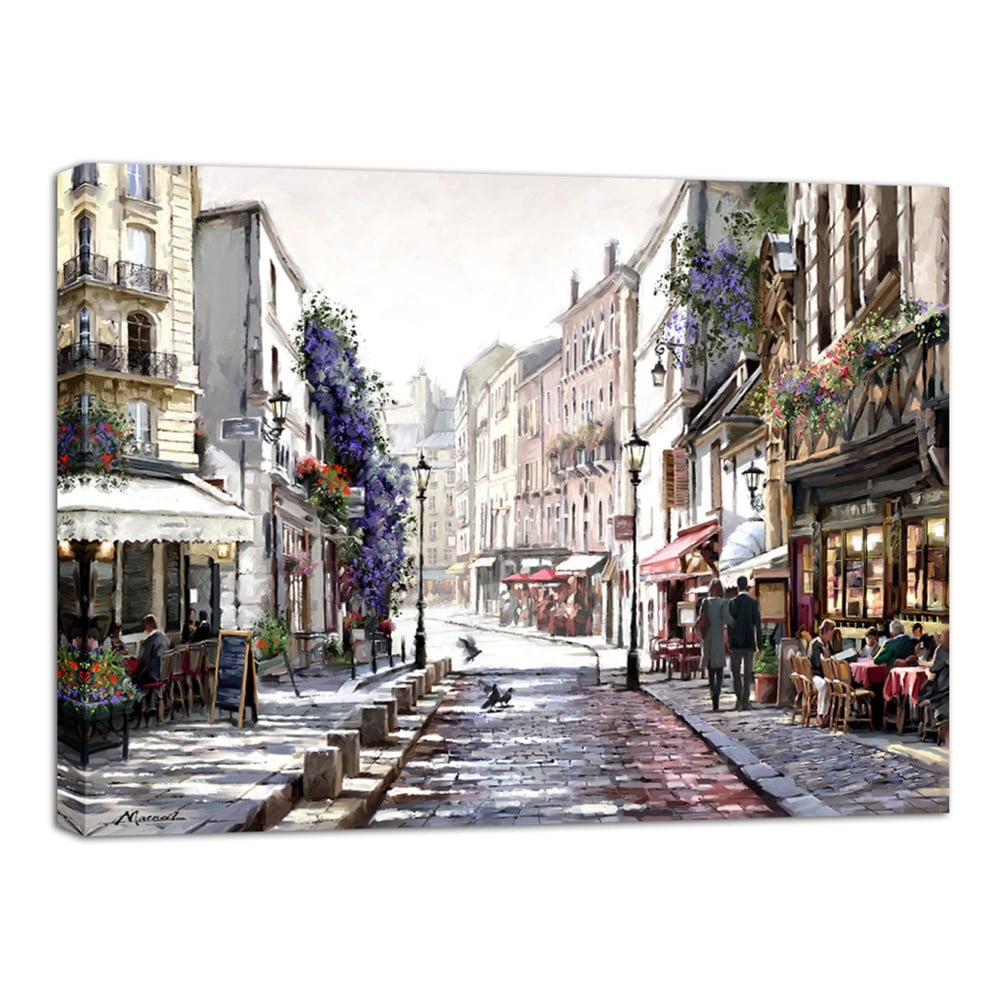Tablou Styler Canvas Watercolor Paris Mood, 85 x 113 cm bonami.ro