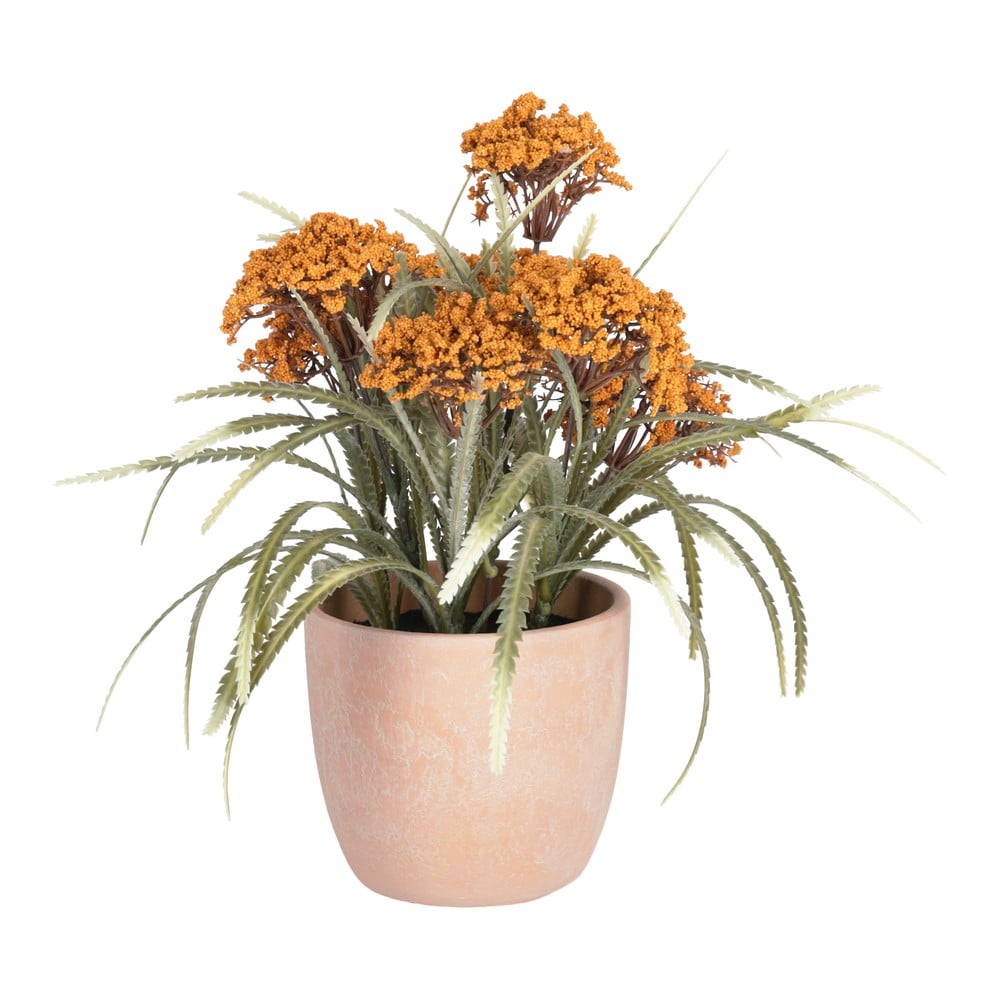 Floare artificială în ghiveci ceramic Kave Home Leonitis bonami.ro