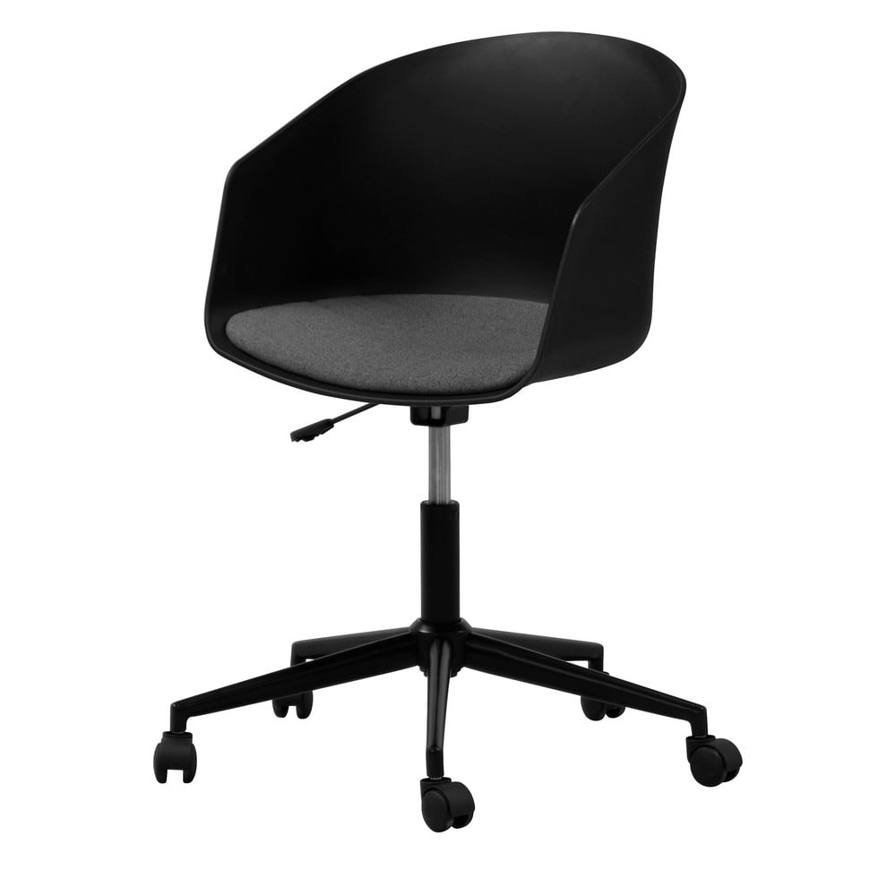 Scaun de birou cu roți Interstil MOON, negru bonami.ro imagine 2022