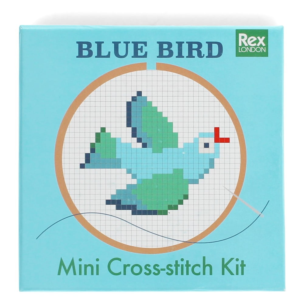 Set creativ Cross-stitch Kit Blue Bird – Rex London