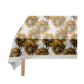 Față de masă linen couture sunflower, 140 x 140 cm