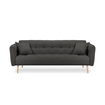 Canapea extensibilă mazzini sofas canna, gri închis