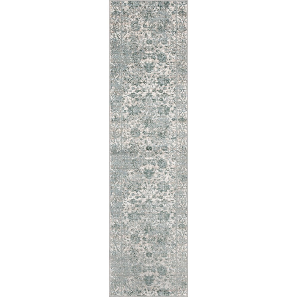 Covor tip traversă albastru prăfuit 80x300 cm Sensi Tris – FD