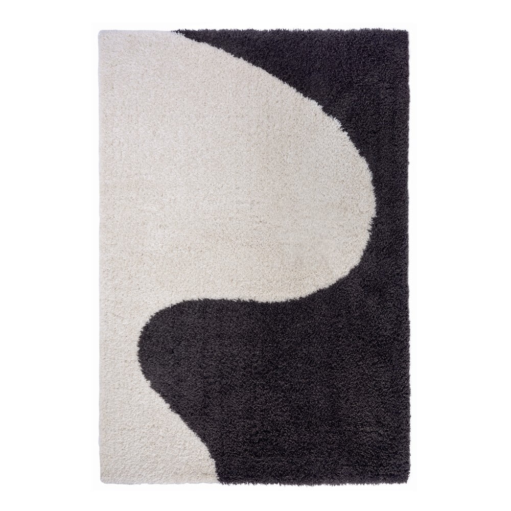 Covor negru-alb 120x170 cm – elle decoration