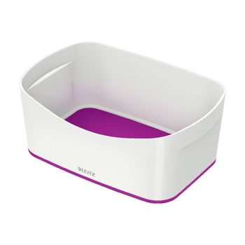 Cutie de birou leitz mybox, lungime 24,5 cm, alb - violet