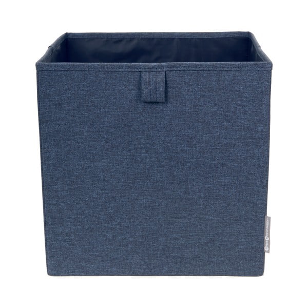 Cutie de depozitare Bigso Box of Sweden Cube, albastru