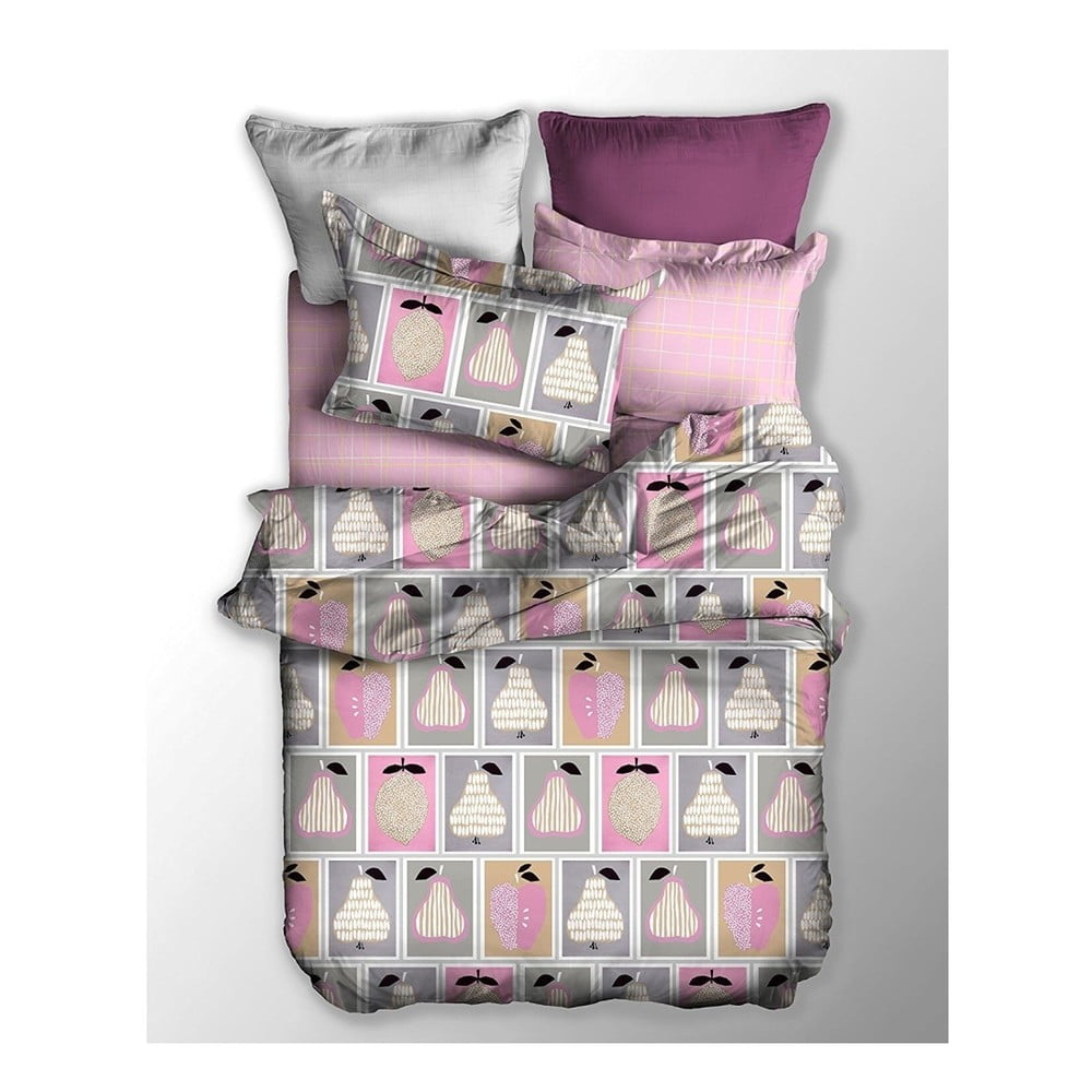 Lenjerie pentru pat de o persoană, din microfibră, DecoKing Owoc, 155 x 220 cm 155 imagine noua