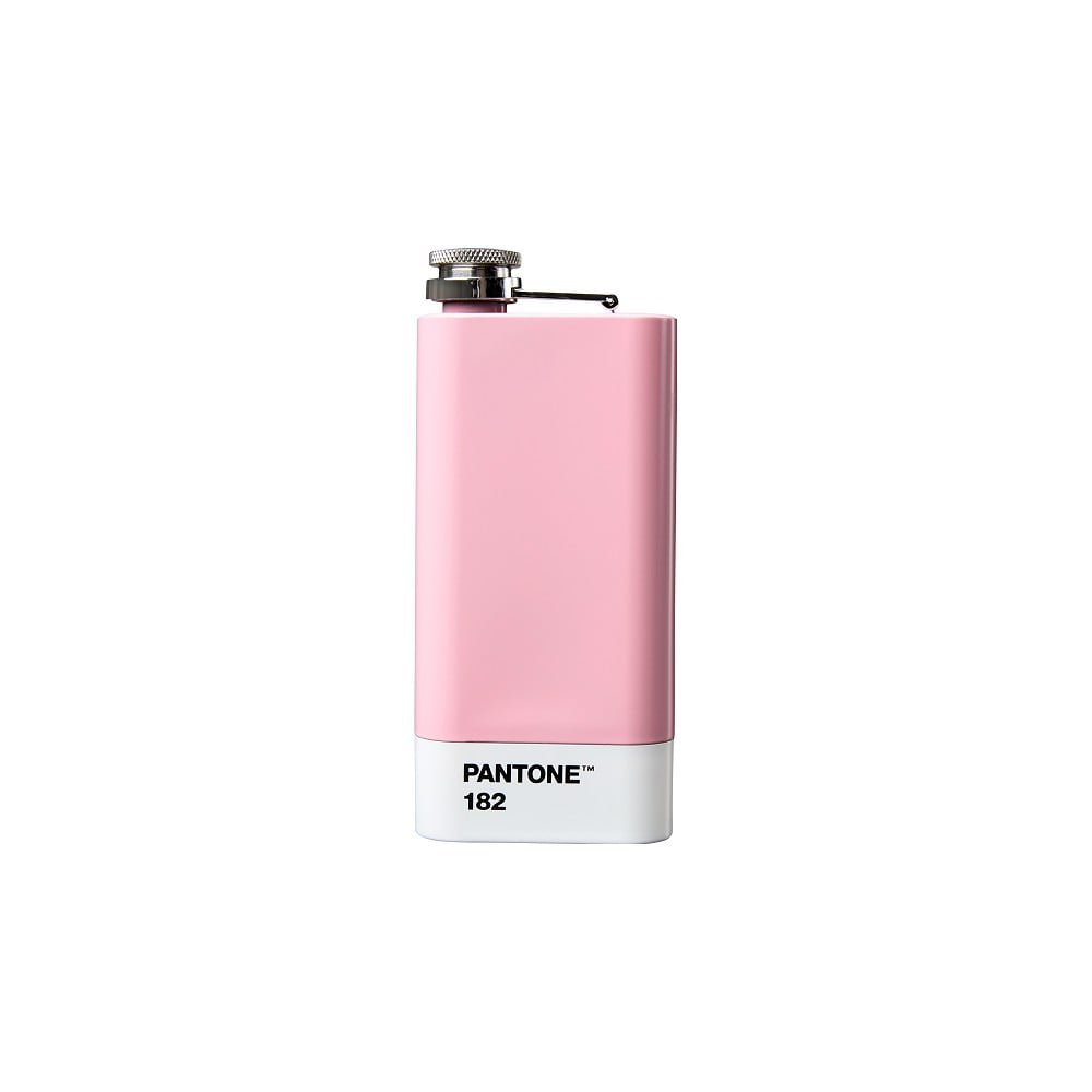 Sticlă de buzunar din oțel inoxidabil 150 ml Light Pink 182 – Pantone