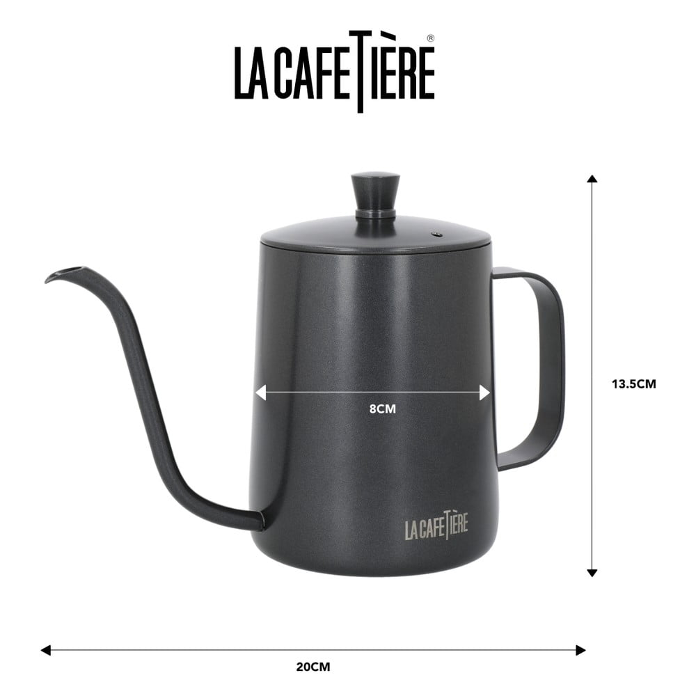 Poza Ibric de cafea din otel inoxidabil gri 0,6 l La Cafetiere - Kitchen Craft