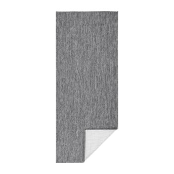 Covor adecvat pentru exterior bougari miami, 80 x 350 cm, gri